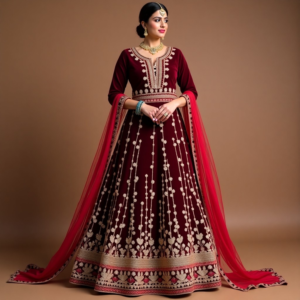 Majestic Floral Designer Lehenga