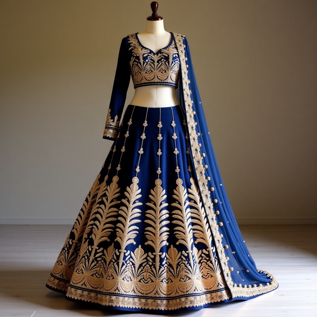 Premium Royal Garden Couture Lehenga