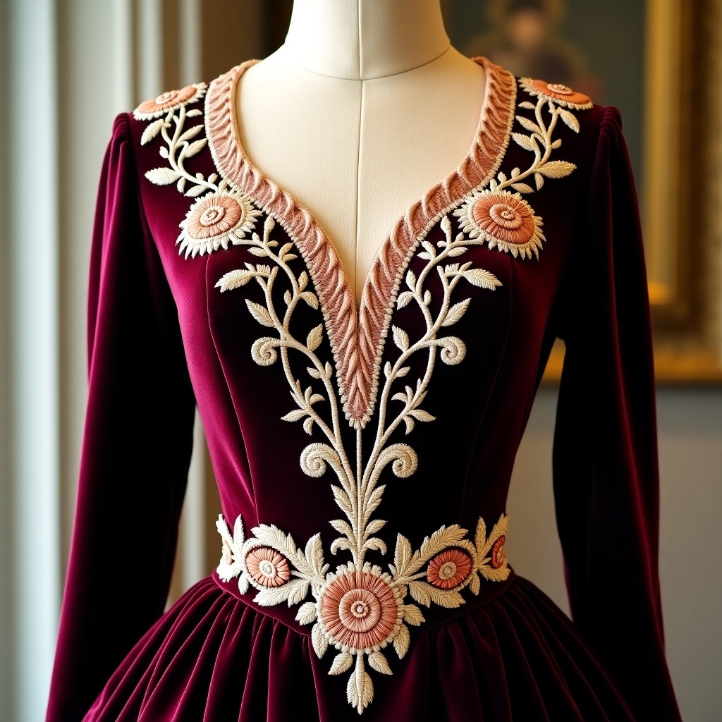 Royal Fleur Garden Court Gown