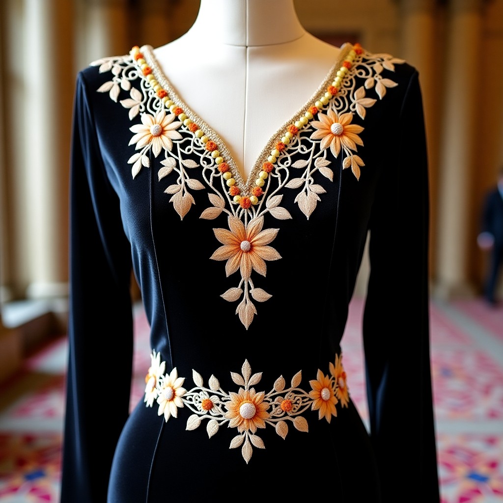 Grand Fleur Royal Court Dress