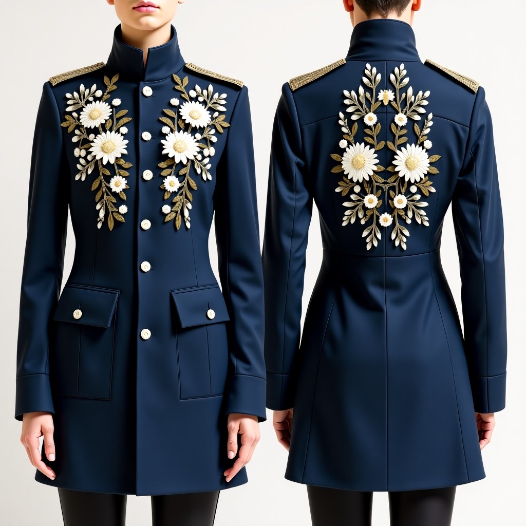 Ornate Heritage Scrollwork Fashion Jacket