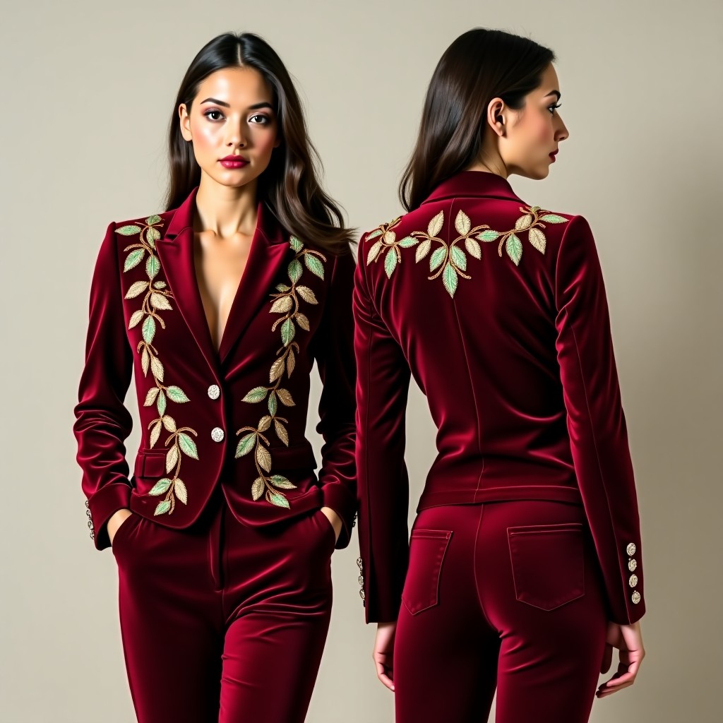 Luxury Heritage Embroidered Blazer