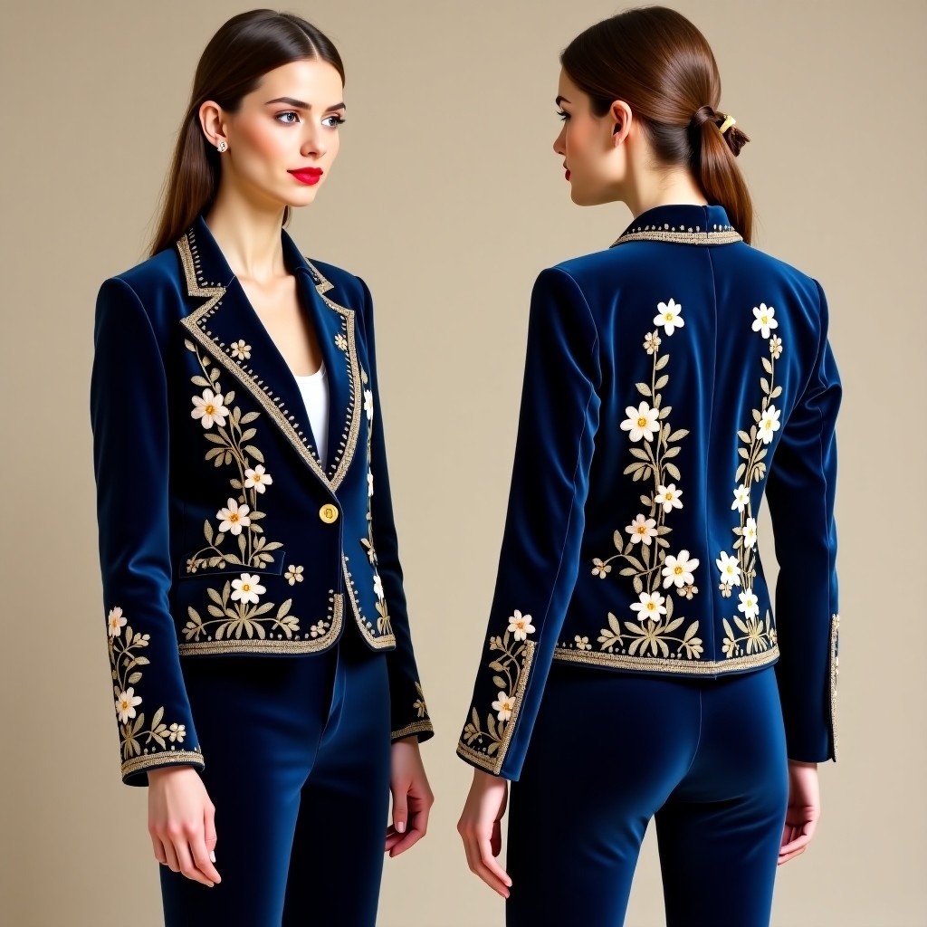 Luxury Botanical Leaf Trail Blazer