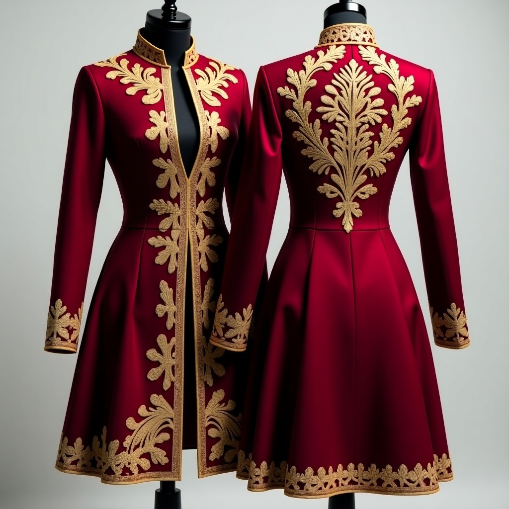 Heritage Scrollwork Embroidered Karakou Jacket