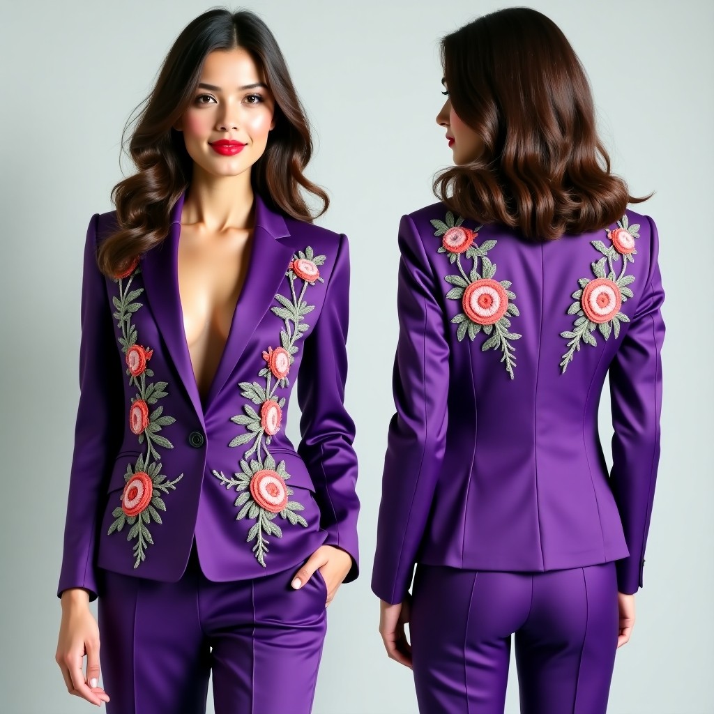 Elegant Vinework Formal Jacket