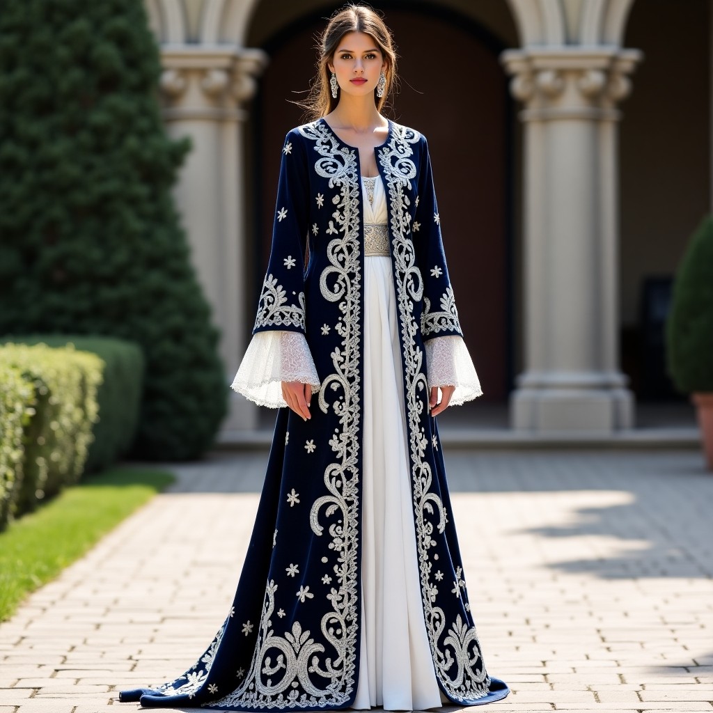 Regal Moroccan Leaf Garden Couture