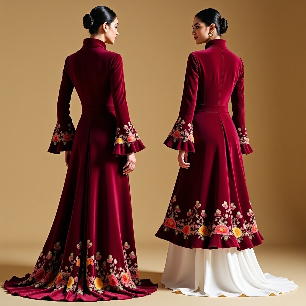Magnificent Arabesque Botanical Gown
