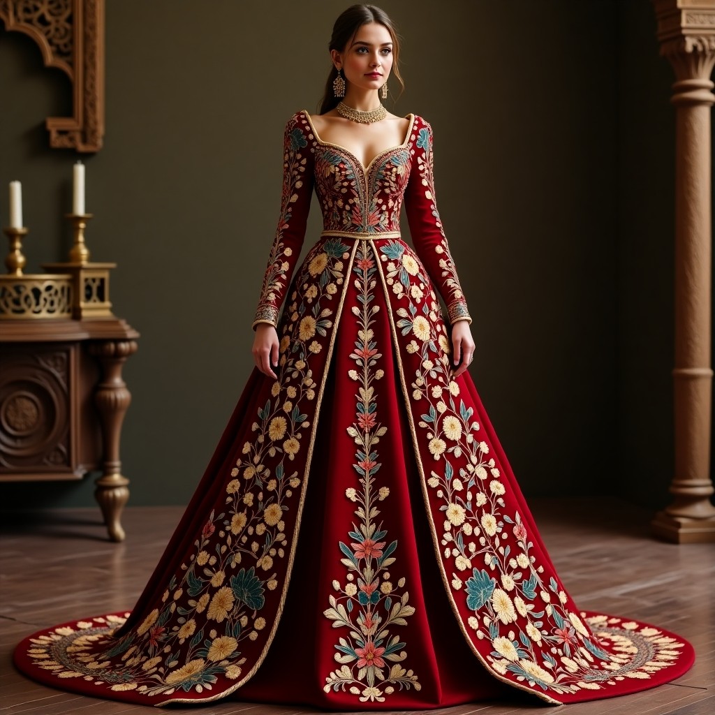 Royal Macedonian Vine Heritage Dress