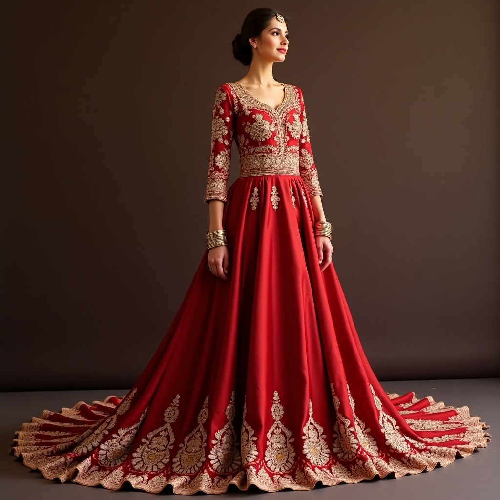 Elegant Sleeve Detail MACEDONIAN FOLK DRESS