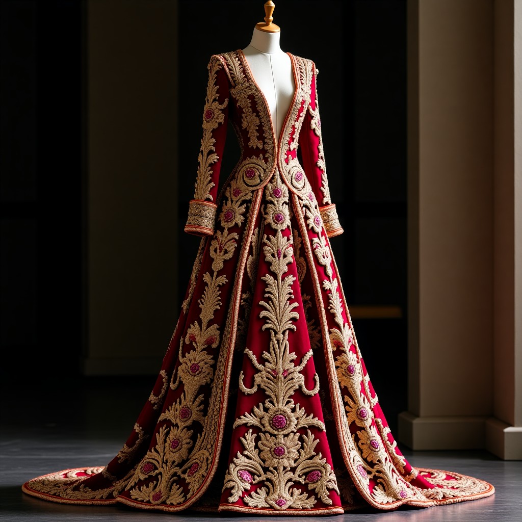Grand Blossom Trail Luxury Ball Gown
