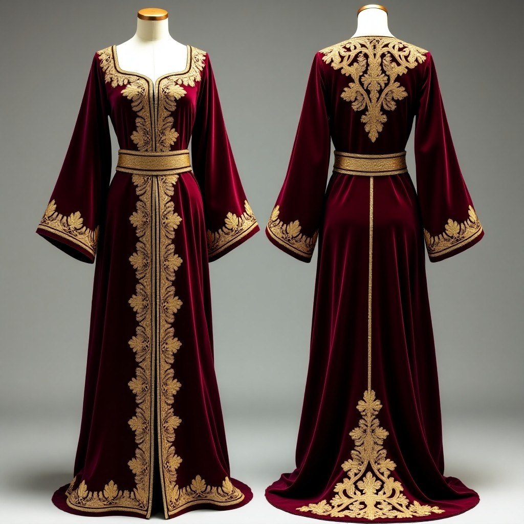 Women's Jacket with Ornate Floral Back and Sleeve Embroidery
